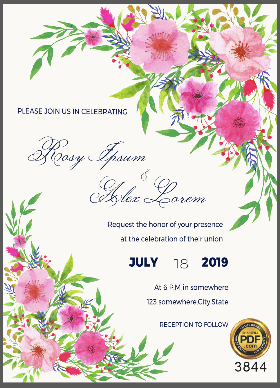 Vector wedding Invitation #79.png