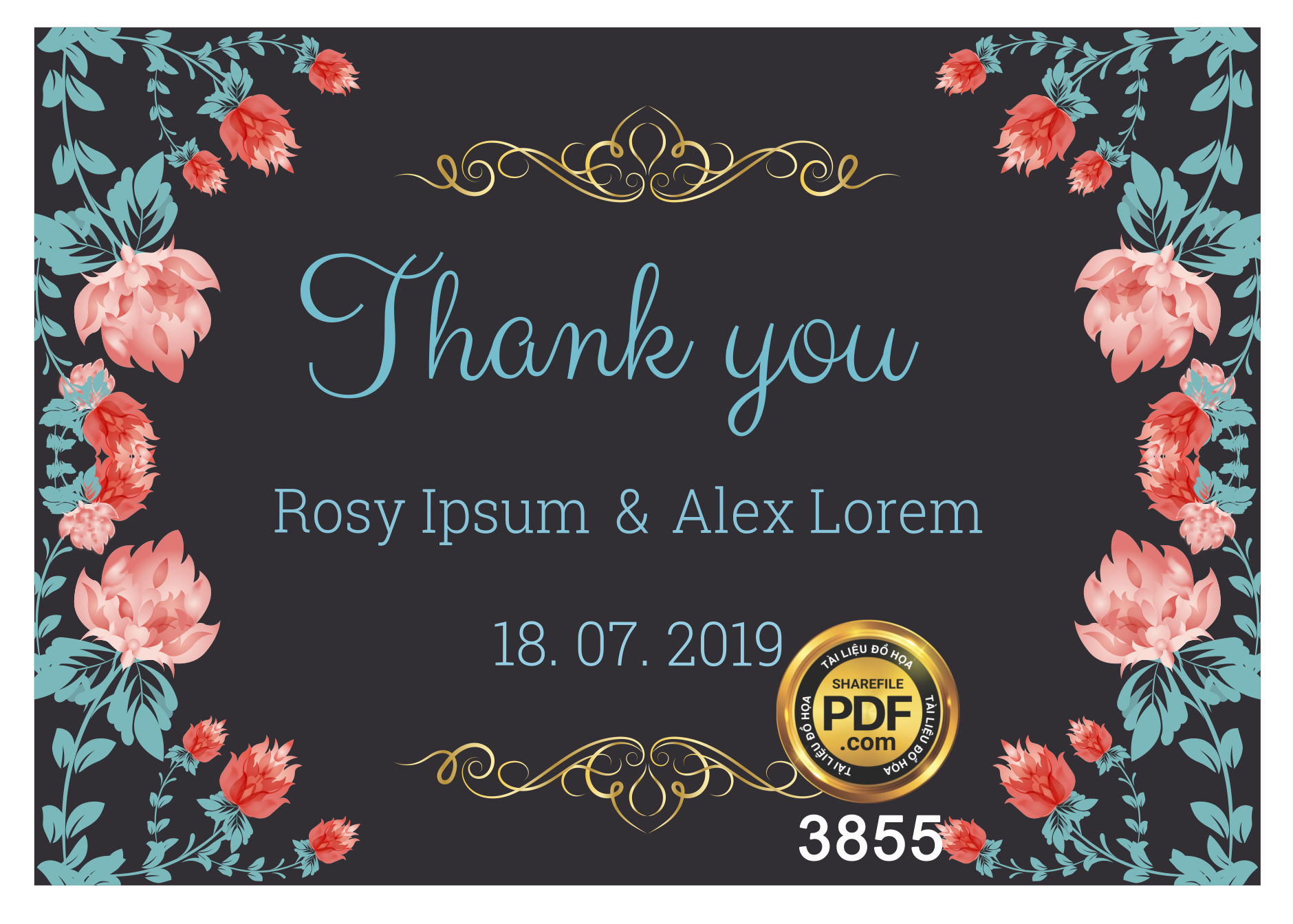 Vector wedding Invitation #90.png