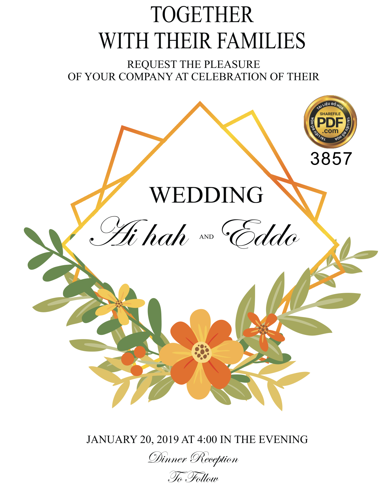 Vector wedding Invitation #92.png