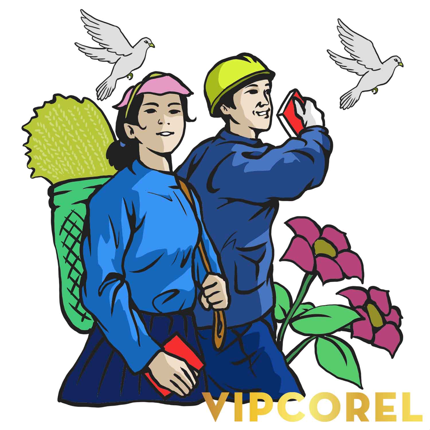 công nhân nông dân ăn mừng ngày quốc khánh
