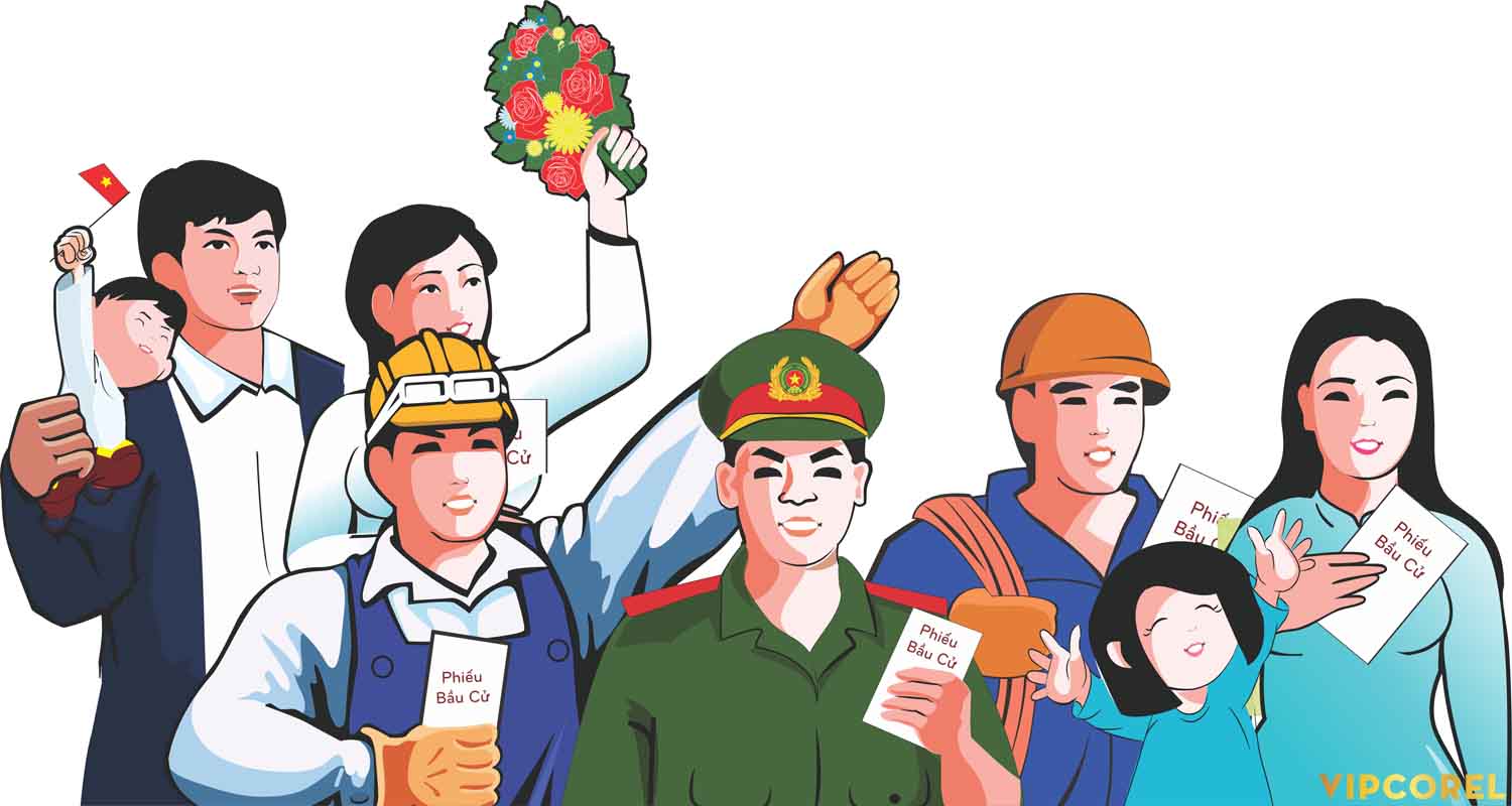 ảnh bầu cử toàn dân tách nền png