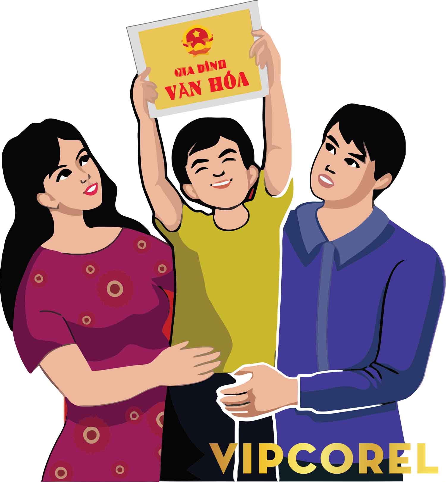 ảnh gia đình văn hóa