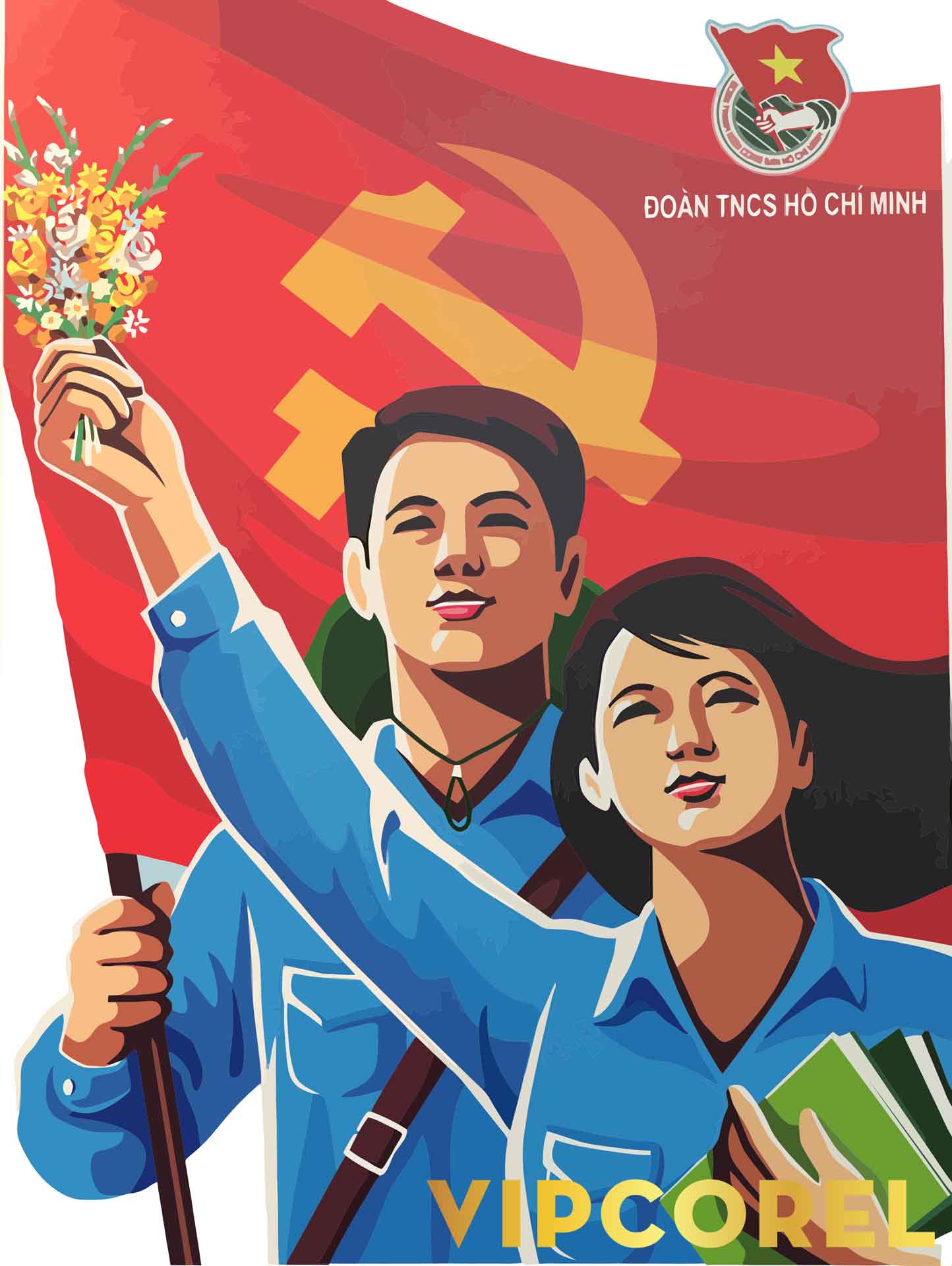 Đoàn thanh niên dưới lá cờ Đảng