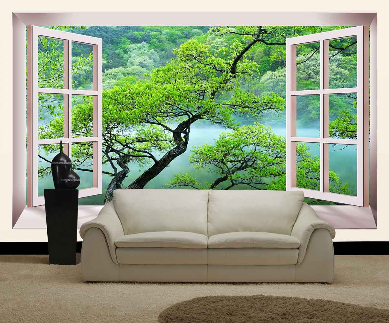 VIPcorel.com_ tranh 3d cua so nhin ra rung cay.jpg