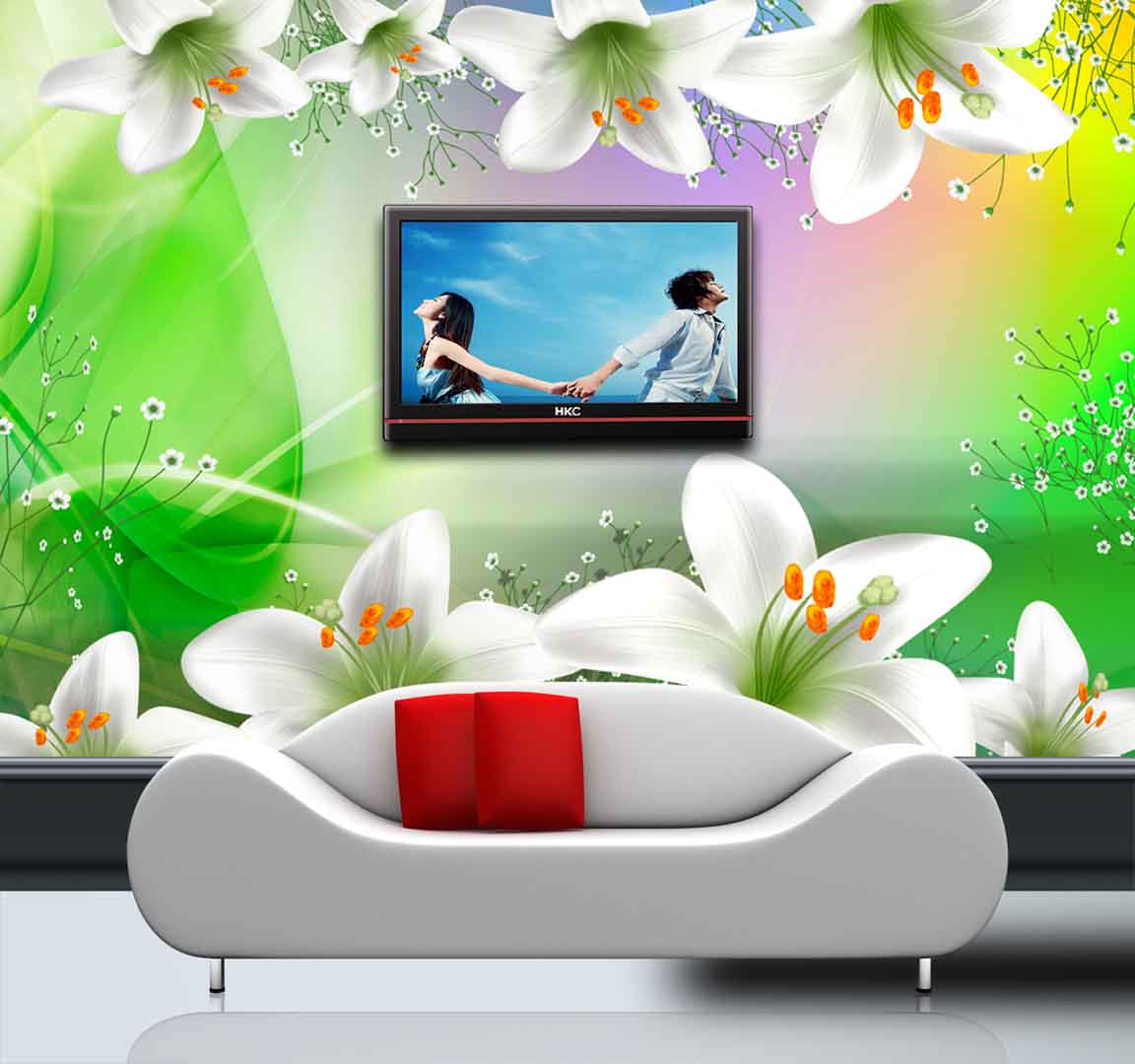 VIPcorel.com_hoa ly trang tren nen xanh la.jpg