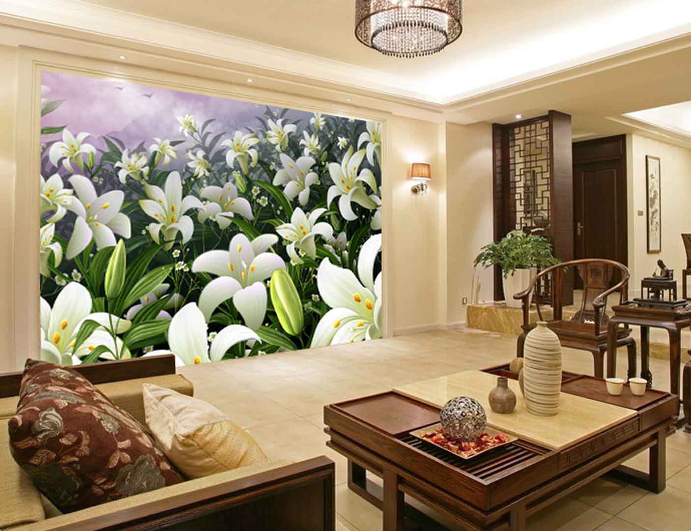 VIPcorel.com_tranh 3d canh dong hoa lily trang.jpg