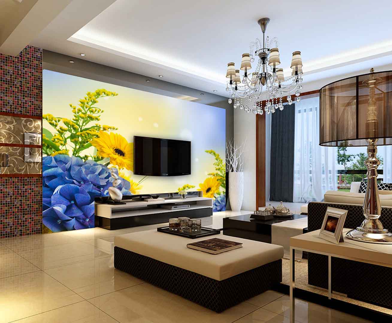 VIPcorel.com_tranh 3d hoa cam tu cau va hoa huong duong.jpg