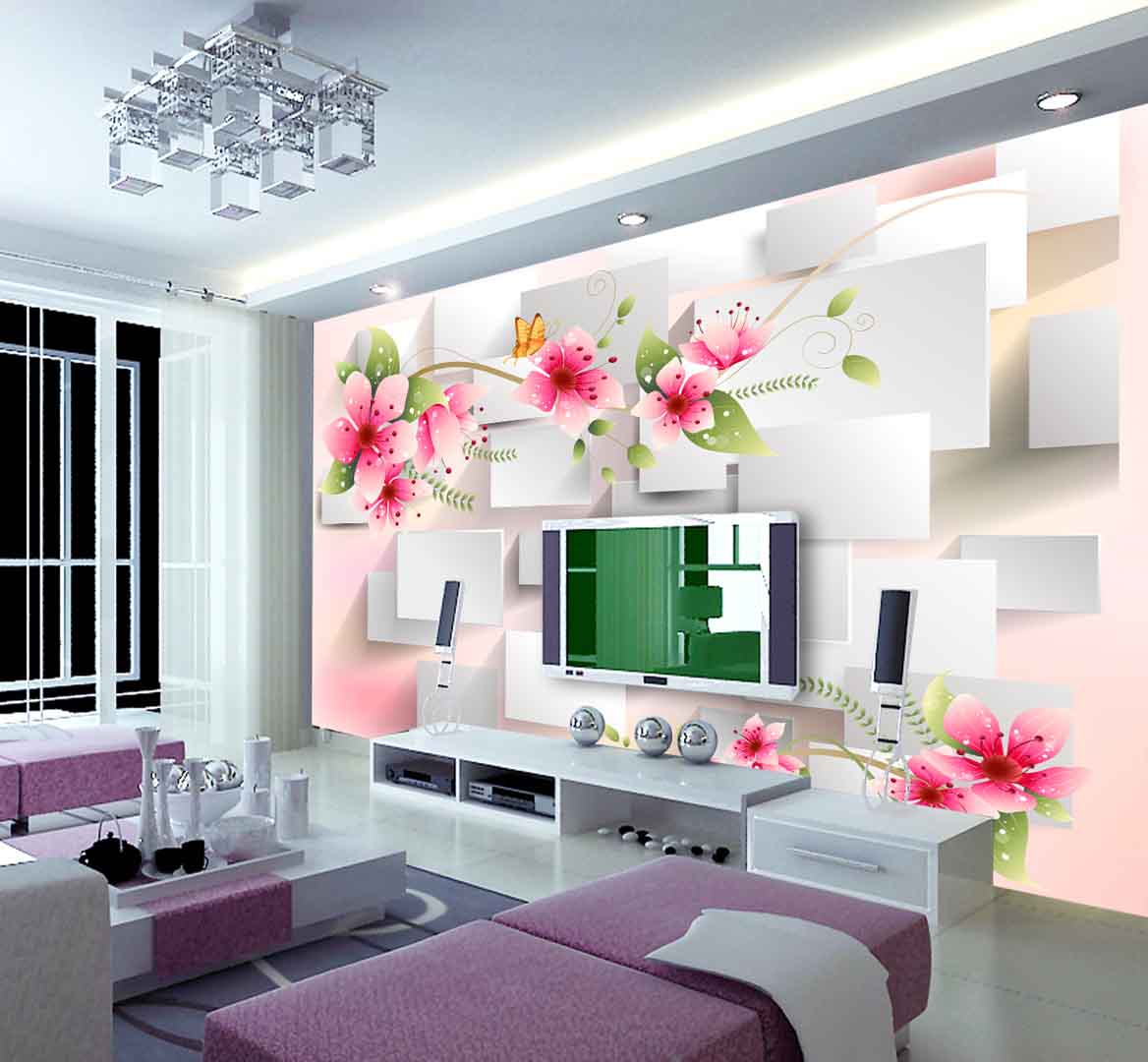 VIPcorel.com_tranh 3d hoa dao tren tuong.jpg