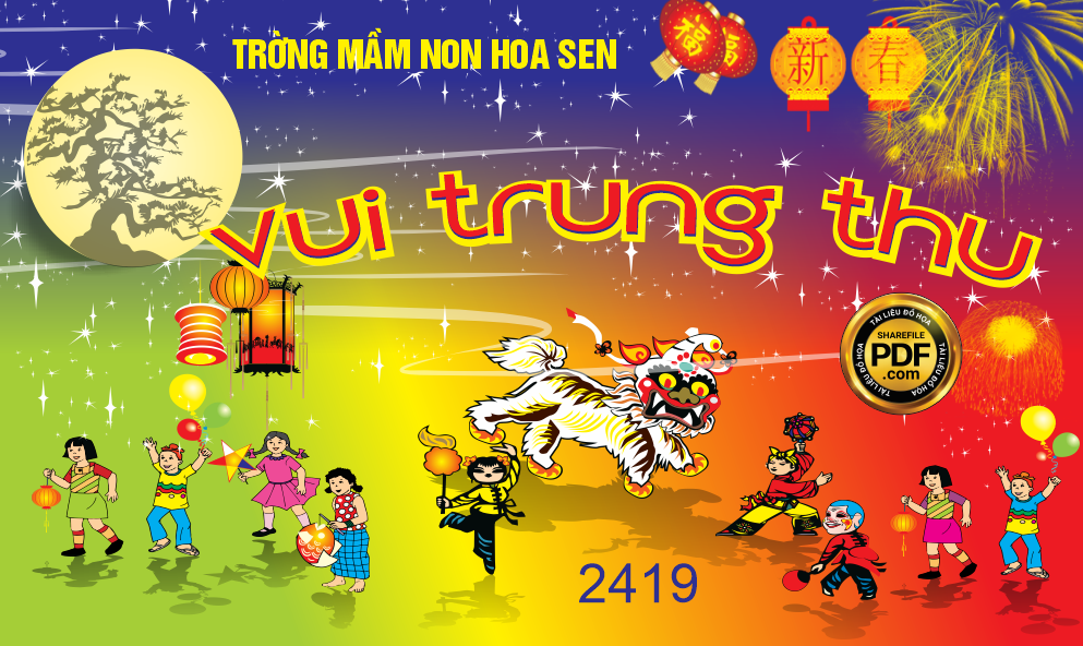 Vui Trung thu #2 - trường mầm non Hoa Sen